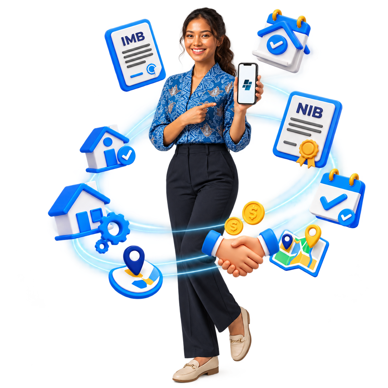 Ilustrasi Portal Layanan Perizinan Online IMURA DPMPTSP Kabupaten Ende
